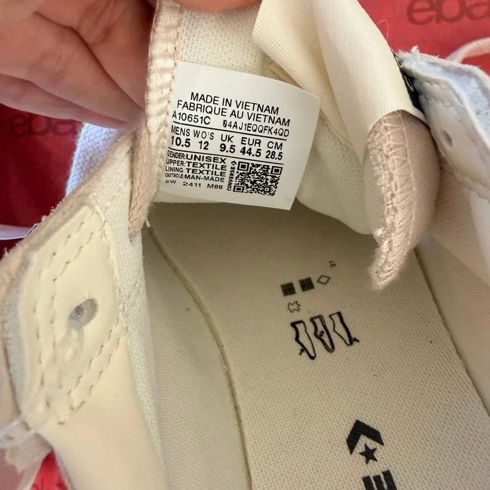 NEW Converse Chuck Taylor All Star Cruise Sneakers W12 M10.5 Beige PlatformRetro - Picture 8 of 15